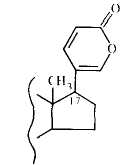 Фрагмент формулы буфадиенолидов
